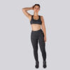 Legging mescla escuro