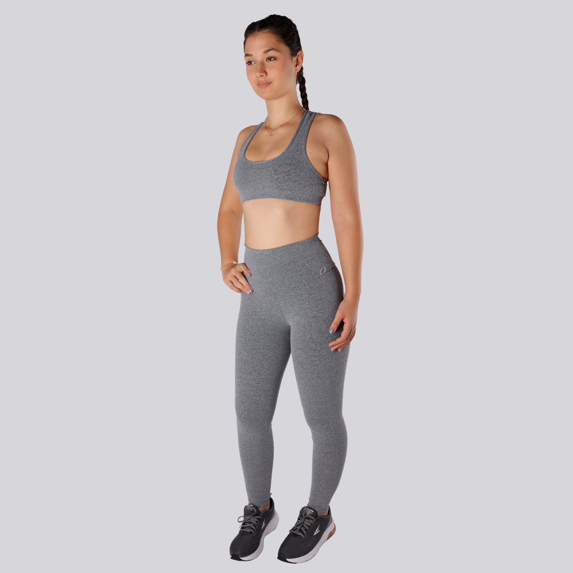 Legging mescla claro