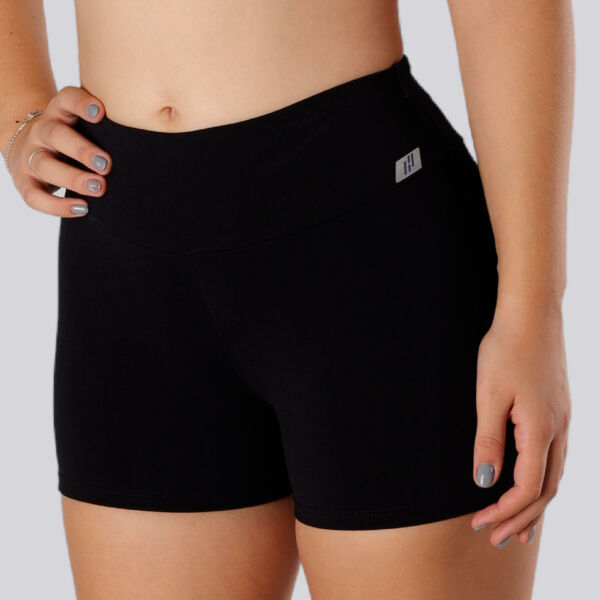 Shorts academia fitness preto