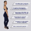 Legging cintura alta zero transparência