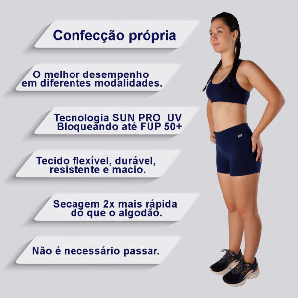Shorts que não fica transparente