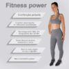 Legging mescla claro