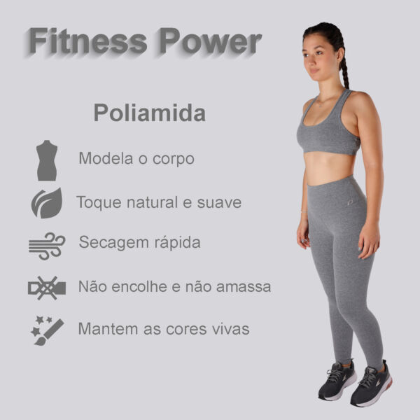 Legging mescla claro