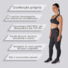 Legging cinza escuro
