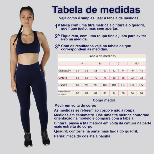 Legging supplex academia