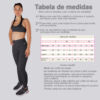 Legging mescla escuro