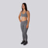 Legging academia cinza claro