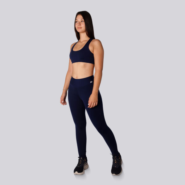 Legging supplex azul marinho