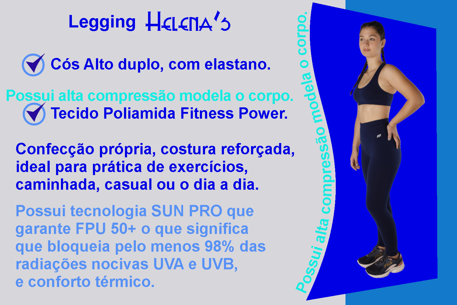 Legging marinho