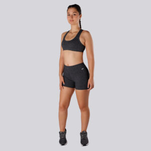 Shorts mescla escuro
