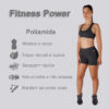 Shorts cinza escuro