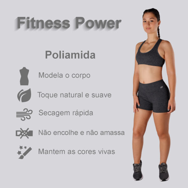 Shorts cinza escuro