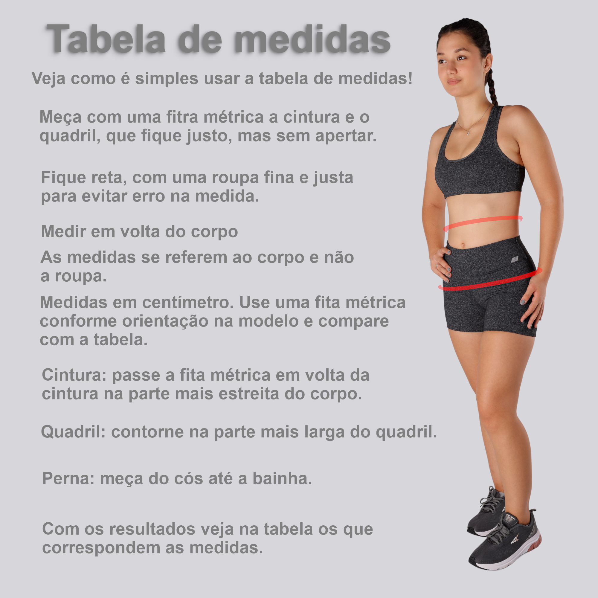 Shorts supplex mescla escuro
