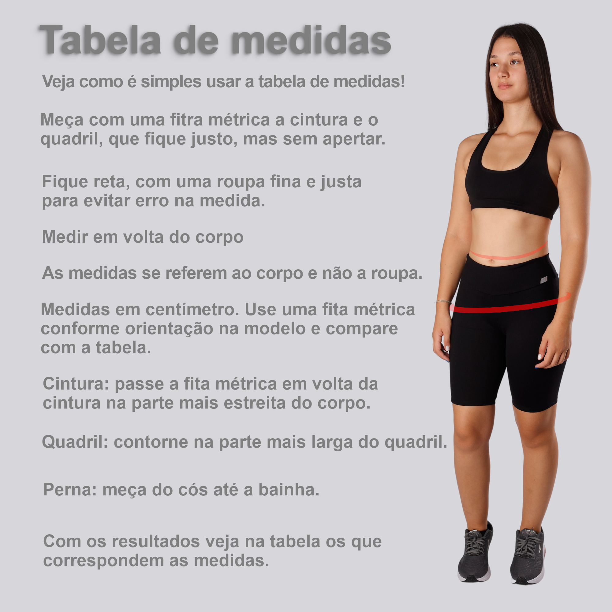 Tabela bermuda academia