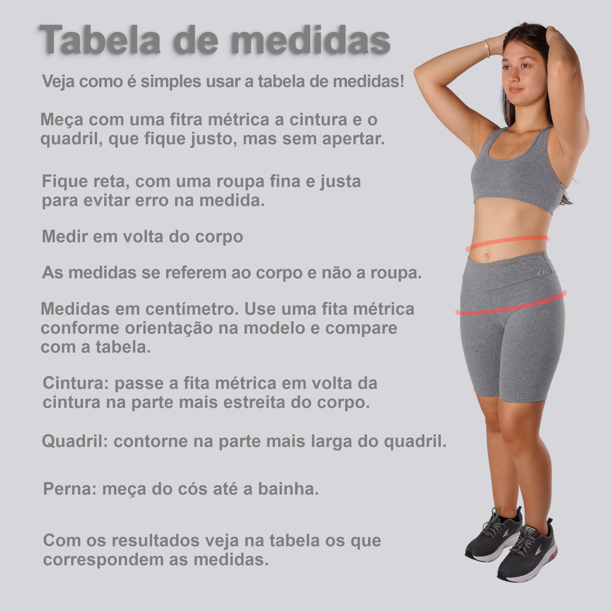 Shorts mescla claro
