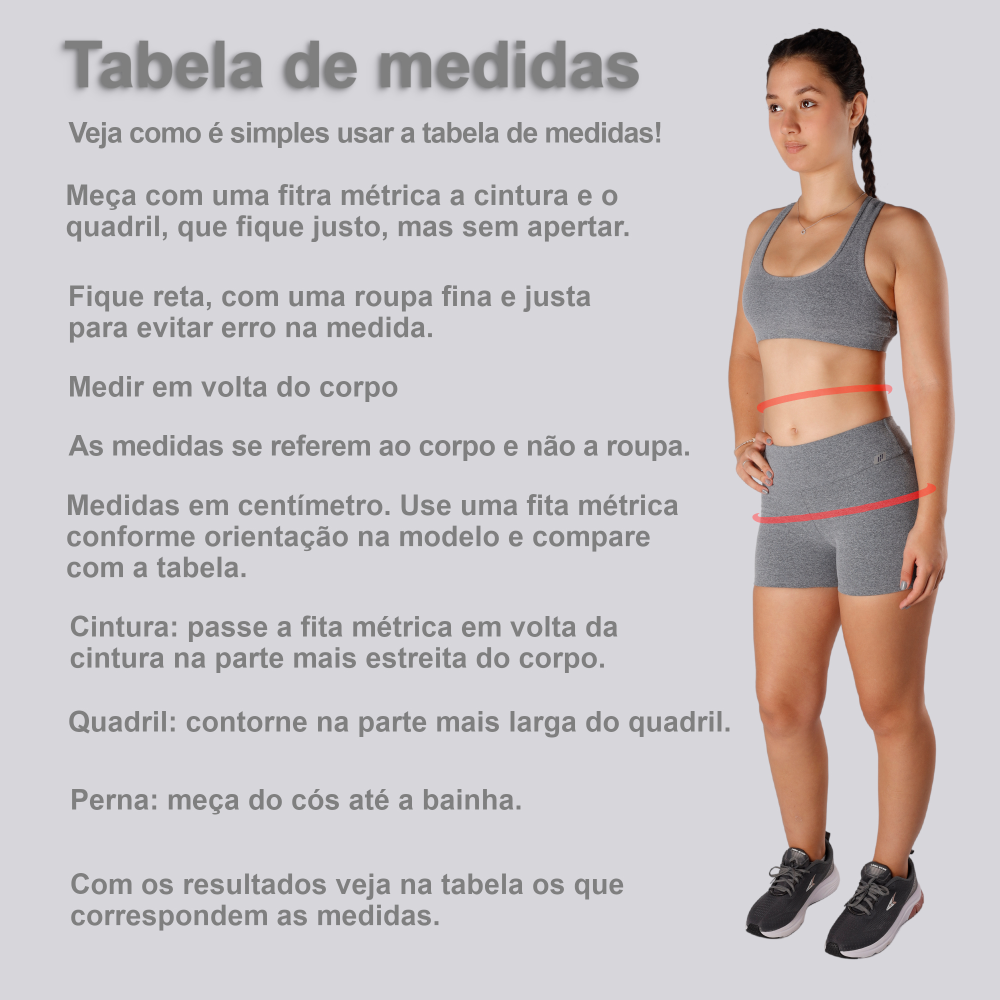 Shorts mescla claro