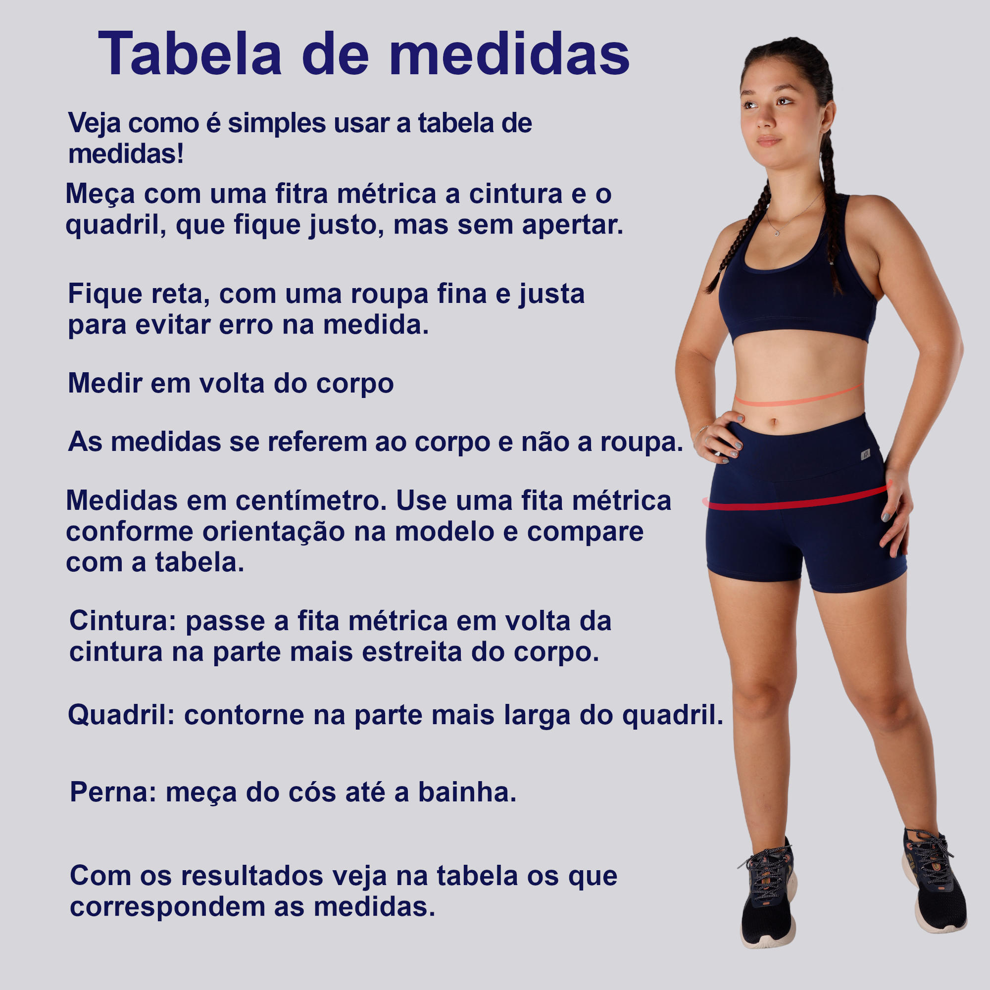 Shorts marinho academia