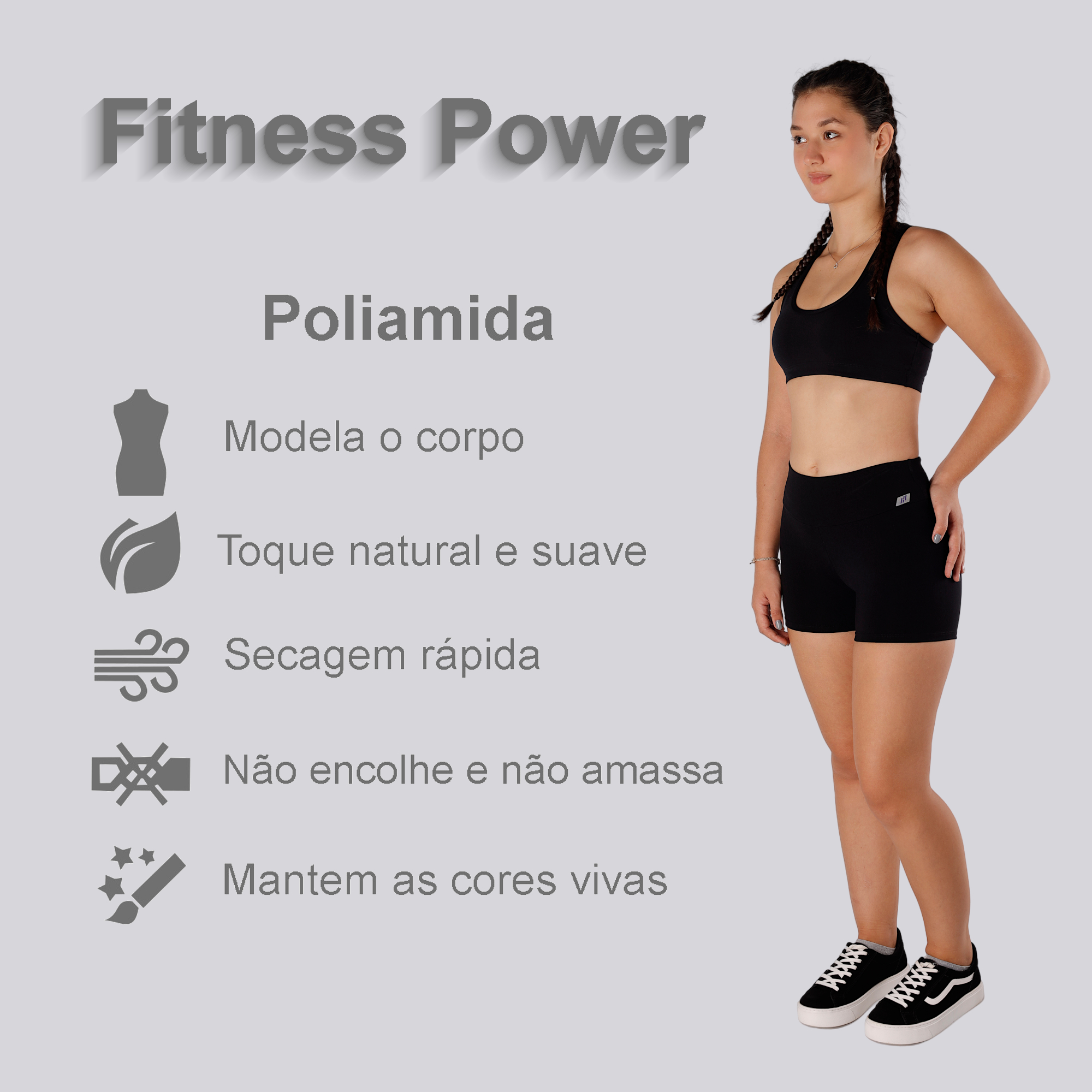 Shorts preto academia Shorts preto