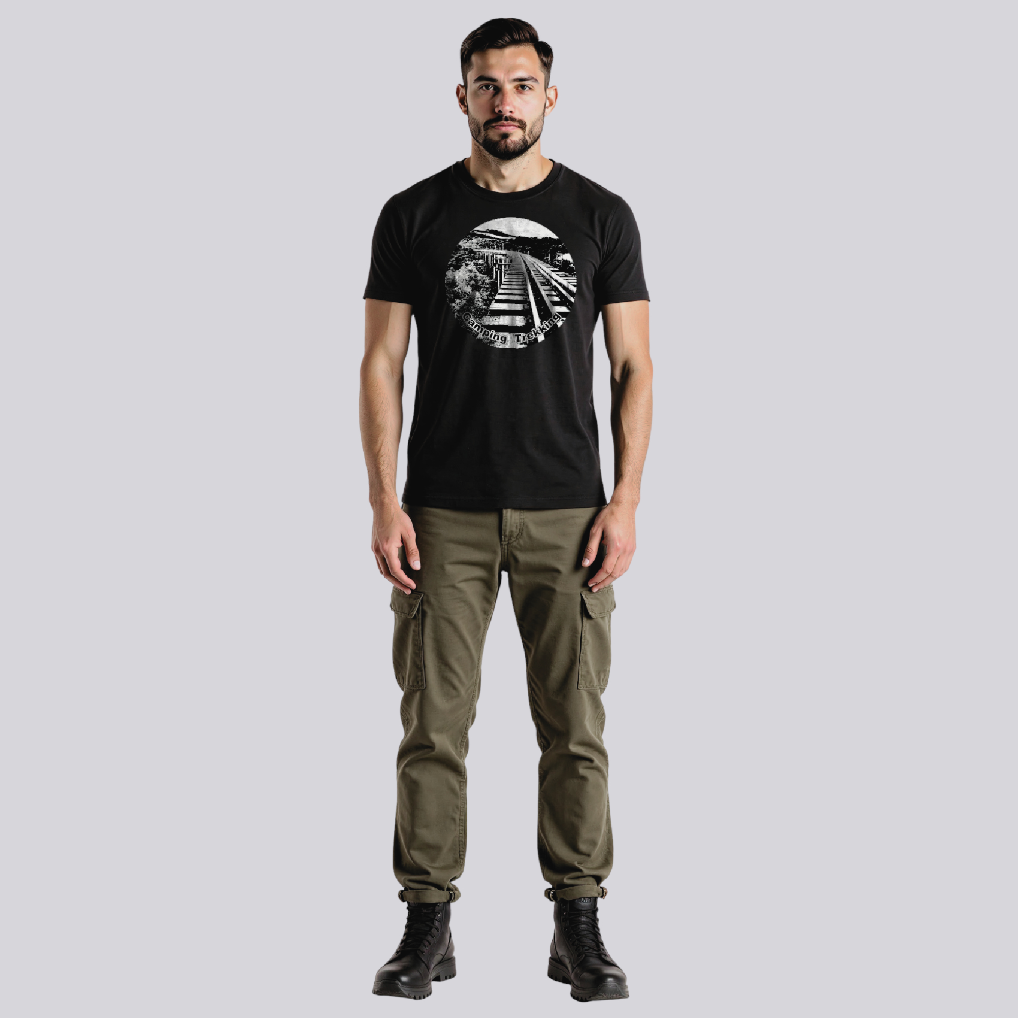 Camiseta Masculina Camping Trekking