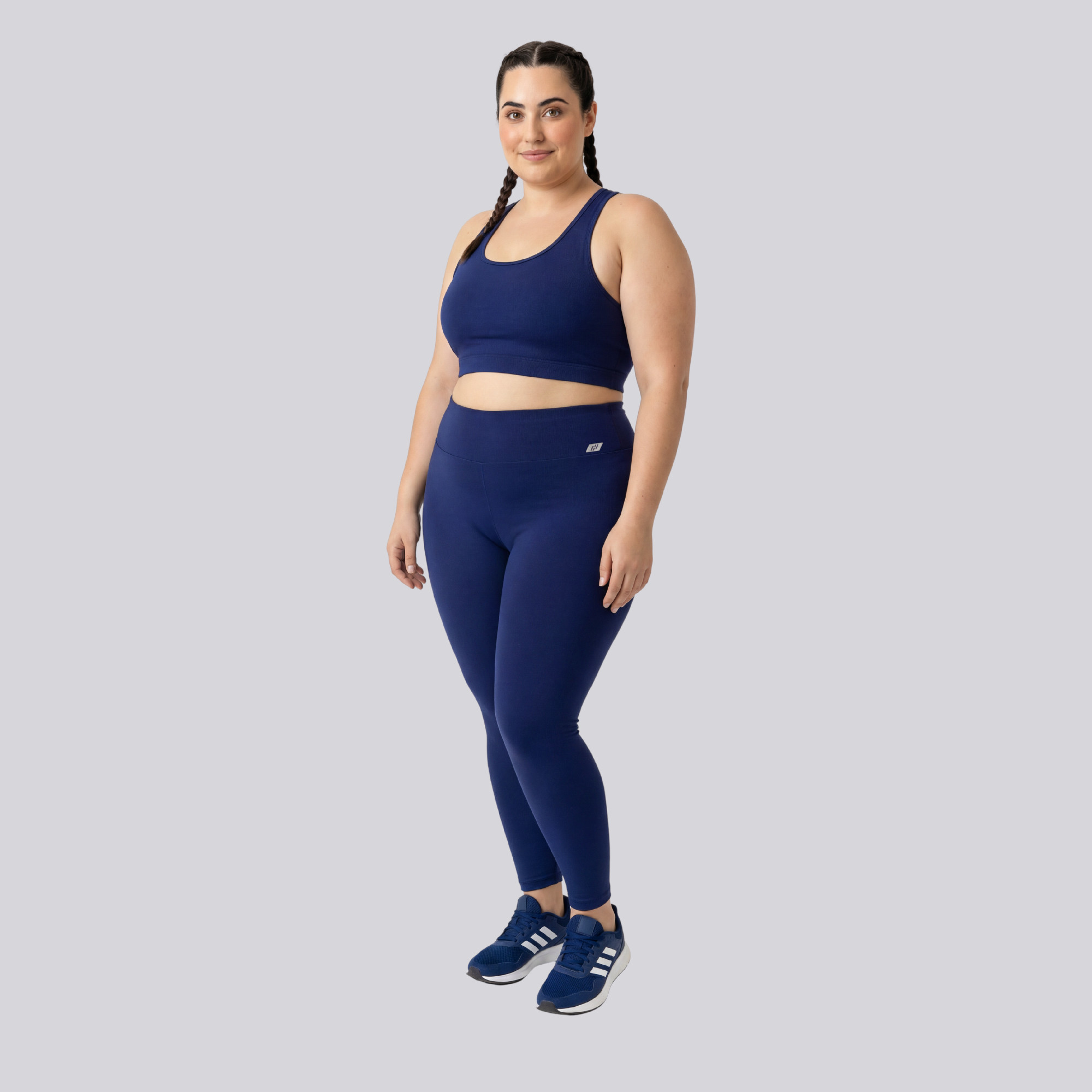 Legging plus size marinho