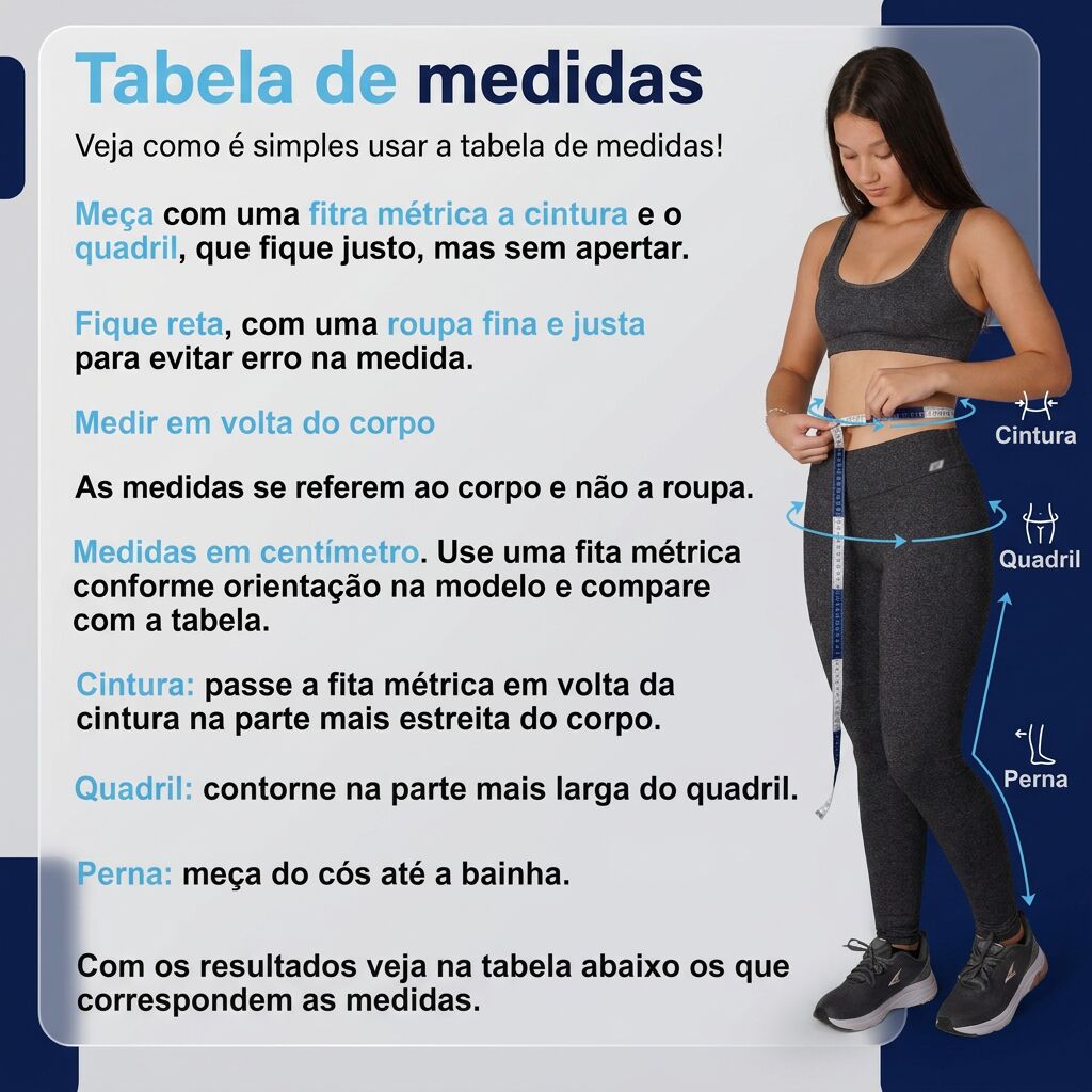 Legging cinza escuro