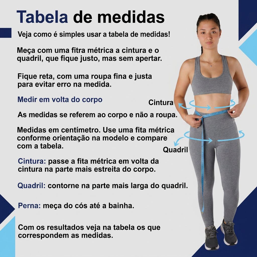 Legging cos alto mescla claro