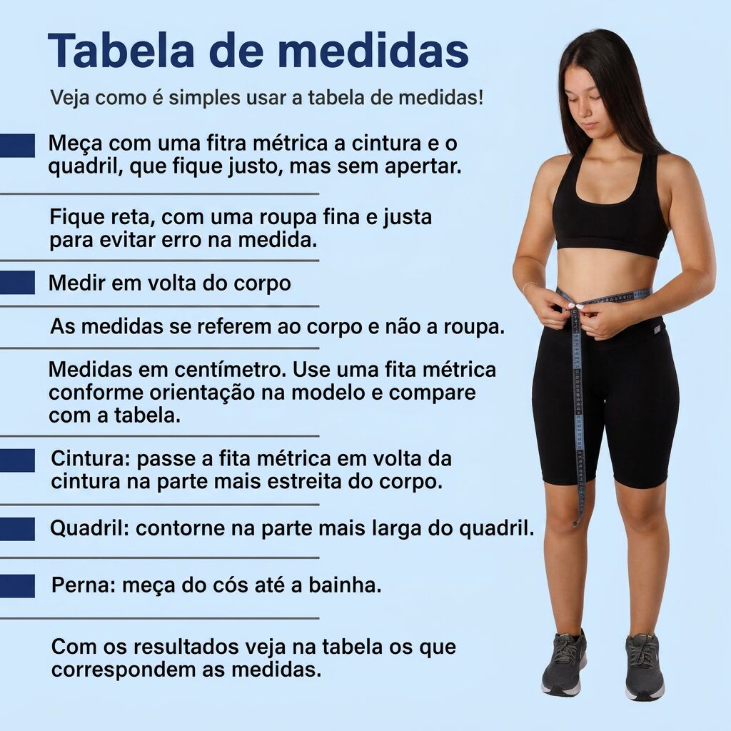 Bermuda supplex longa preta