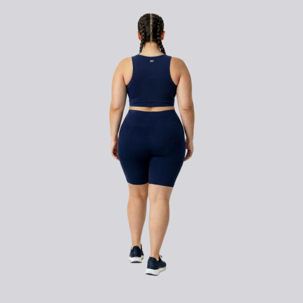 Bermuda plus size marinho
