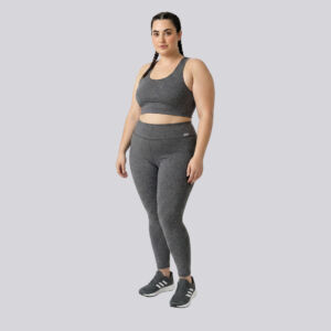 Legging Plus Size Mescla Escuro