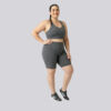 Bermuda Plus Size Mescla Escuro
