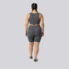 Bermuda Plus Size Mescla Escuro