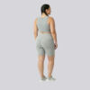 Bermuda plus size mescla claro
