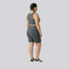 Bermuda Plus Size Mescla Escuro