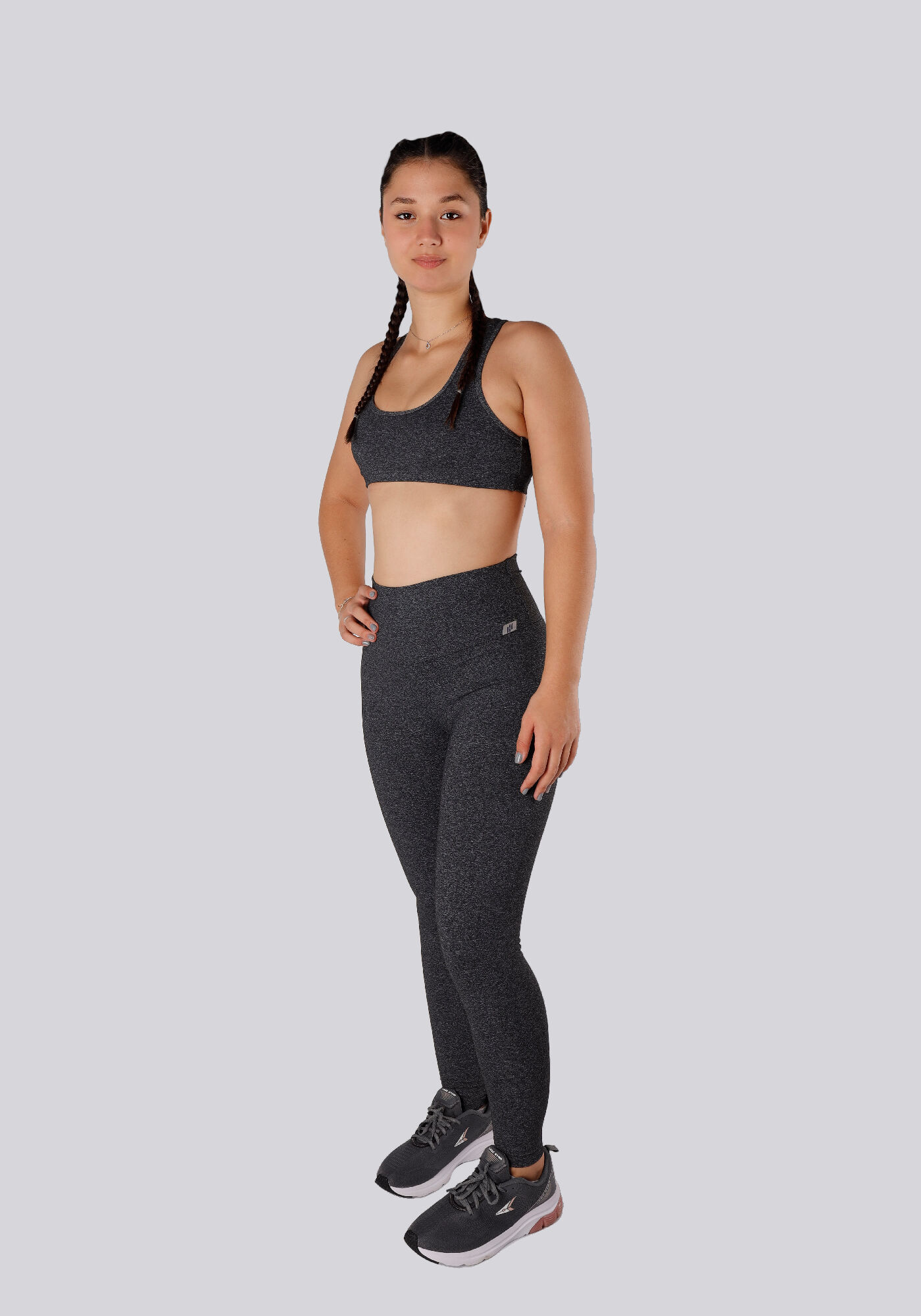 Legging mescla escuro Legging mescla escuro